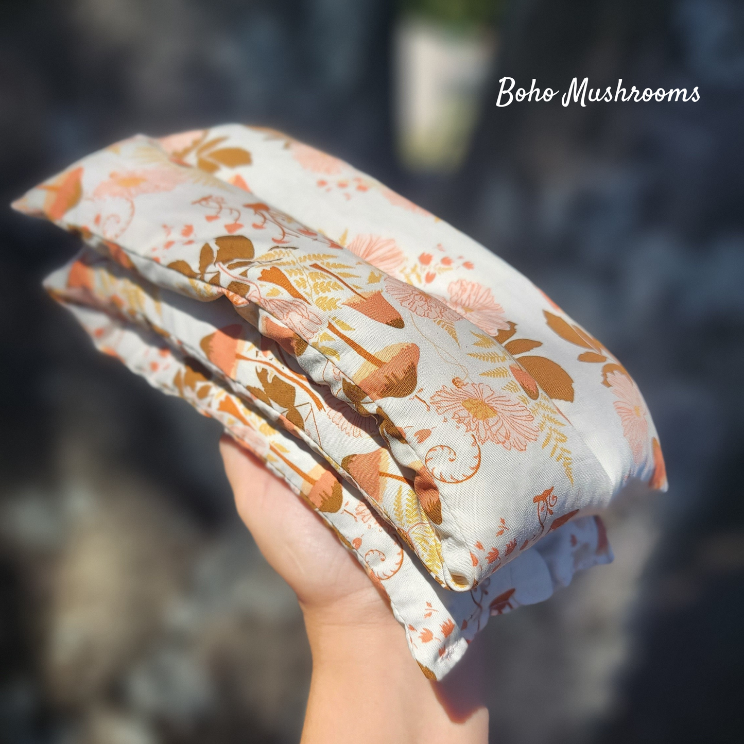 Aromatherapy Hot/Cold Weighted Neck Wraps - Moon & Sky fabri