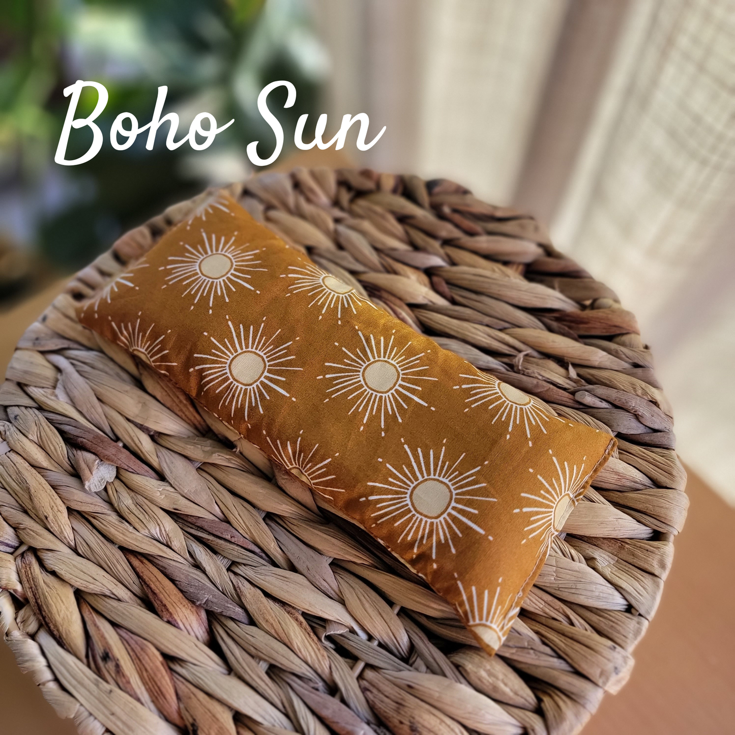 Aromatherapy Hot/Cold Weighted Eye Pillow - Moon and Sky fab