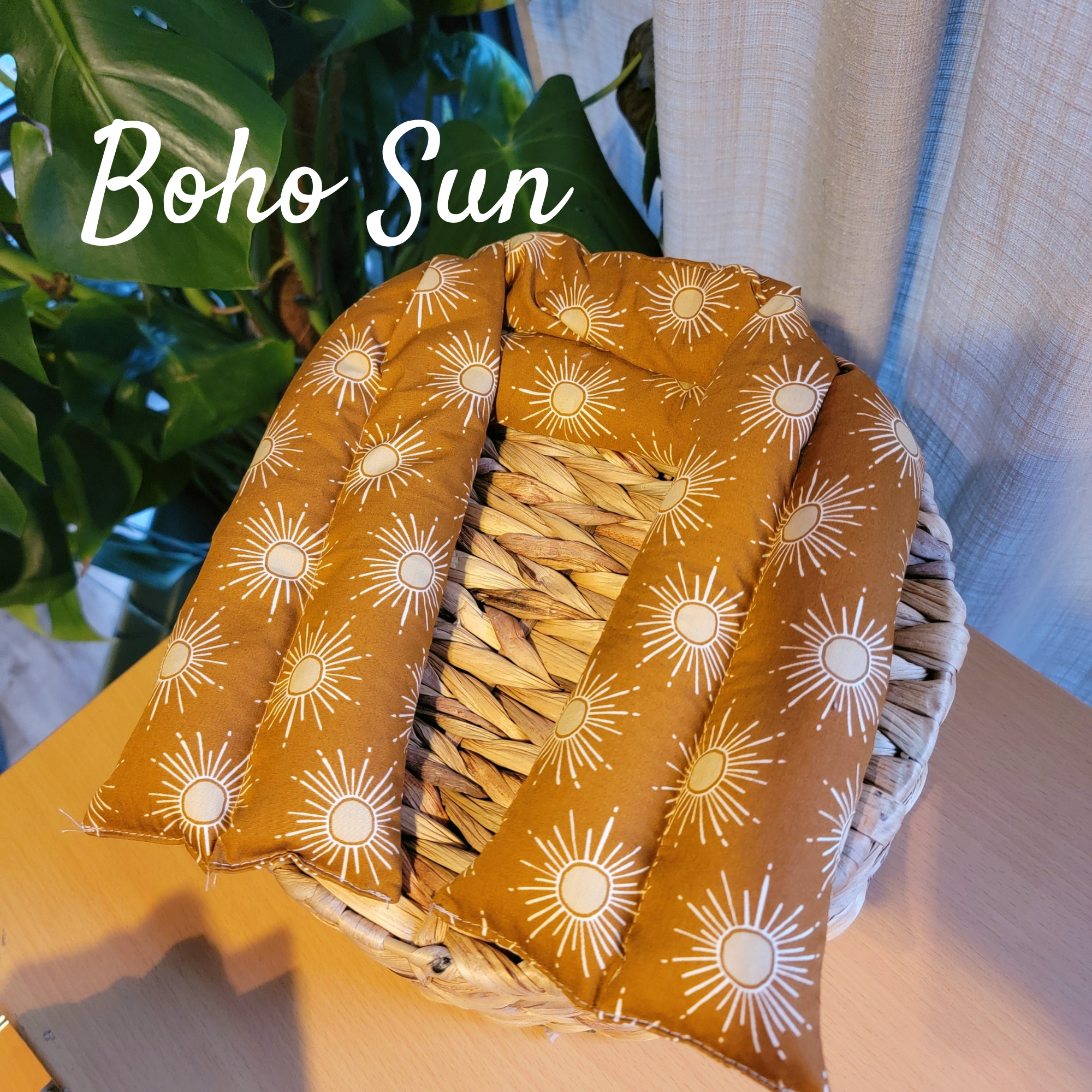 Aromatherapy Hot/Cold Weighted Neck Wraps - Moon & Sky fabri