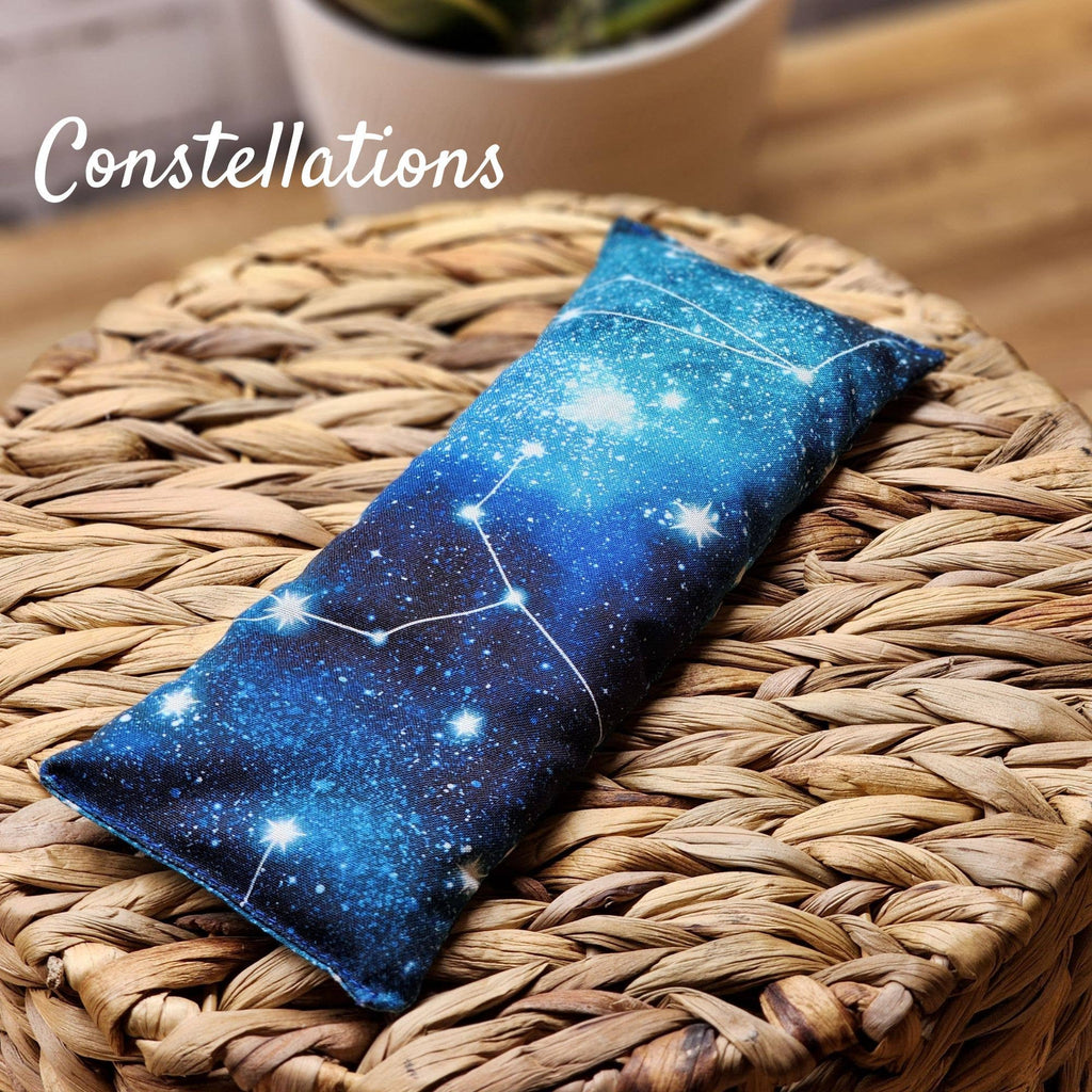 Aromatherapy Hot/Cold Weighted Eye Pillow - Moon and Sky fab