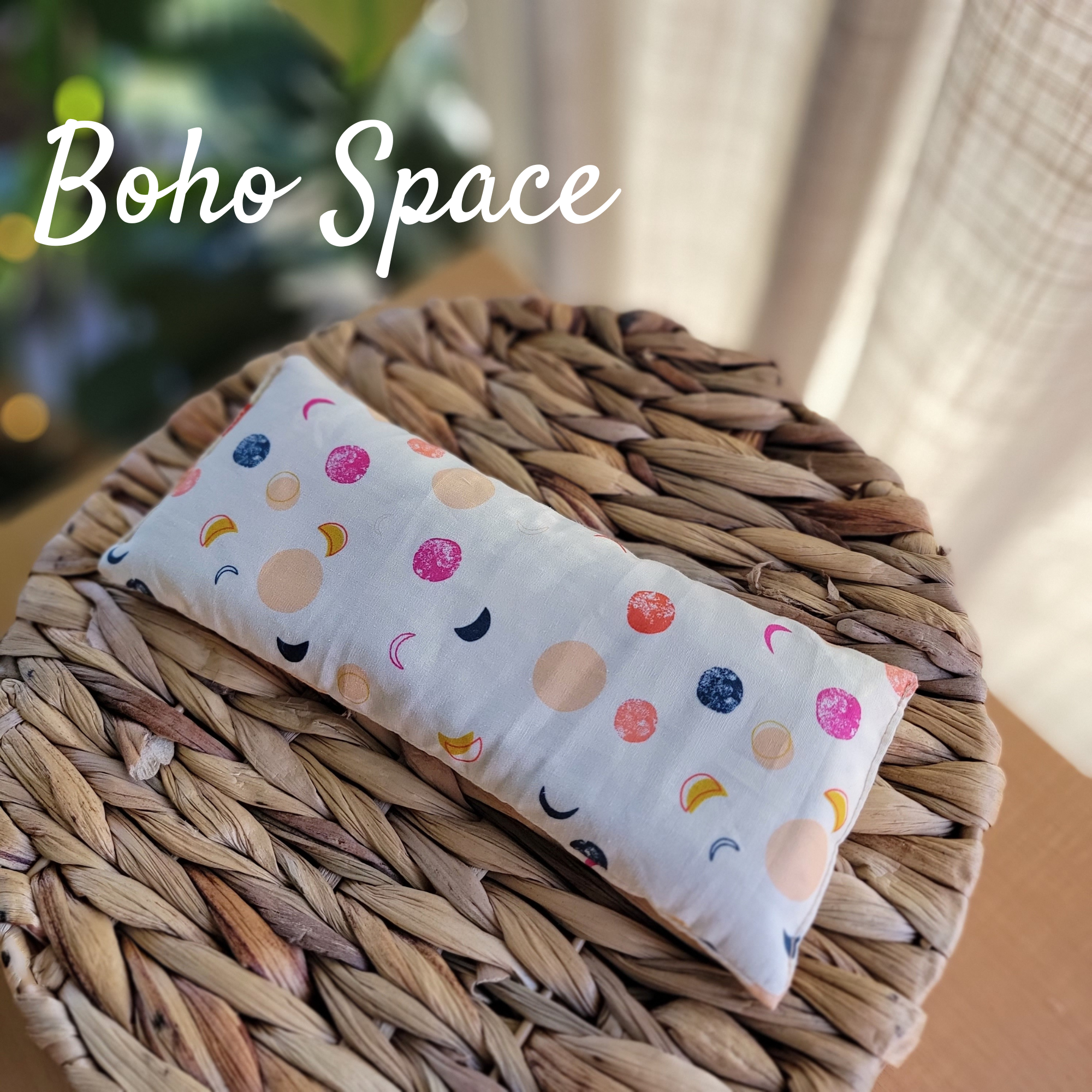 Aromatherapy Hot/Cold Weighted Eye Pillow - Moon and Sky fab