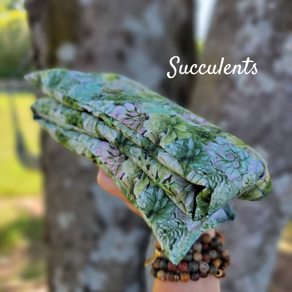 Aromatherapy Hot/Cold Weighted Neck Wraps - Moon & Sky fabri